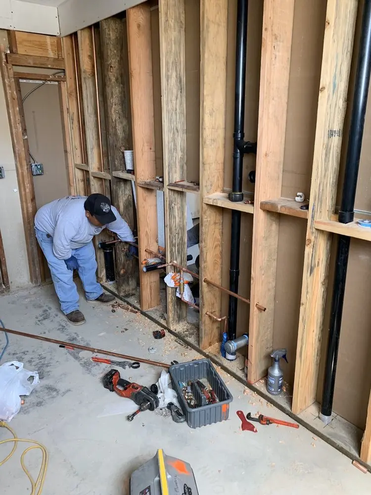 Commercial rough-in plumbing for Gas Line Repair in Hutchinson